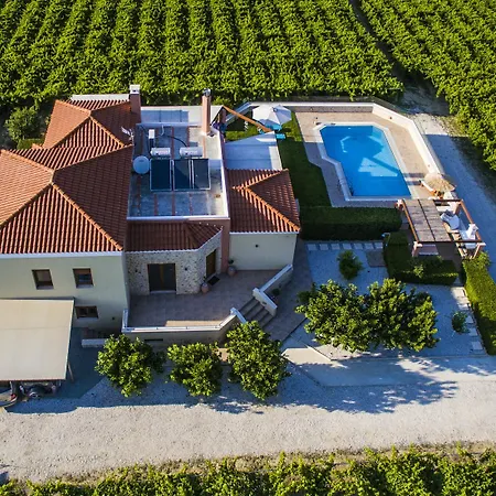 Cretan Vineyard Hill Villa Ano Kalesia